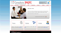 Desktop Screenshot of consultoriasngpc.com.br