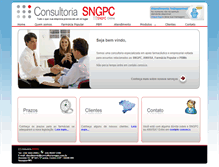 Tablet Screenshot of consultoriasngpc.com.br